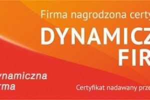 Certyfikat Dynamiczna Firma